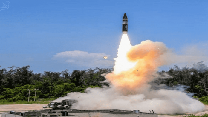 Agni-P-missile-launched-by-drdo