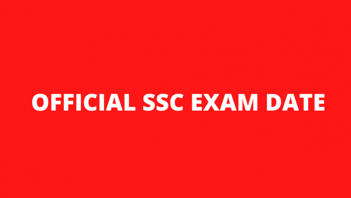 OFFICIAL SSC EXAM DATE