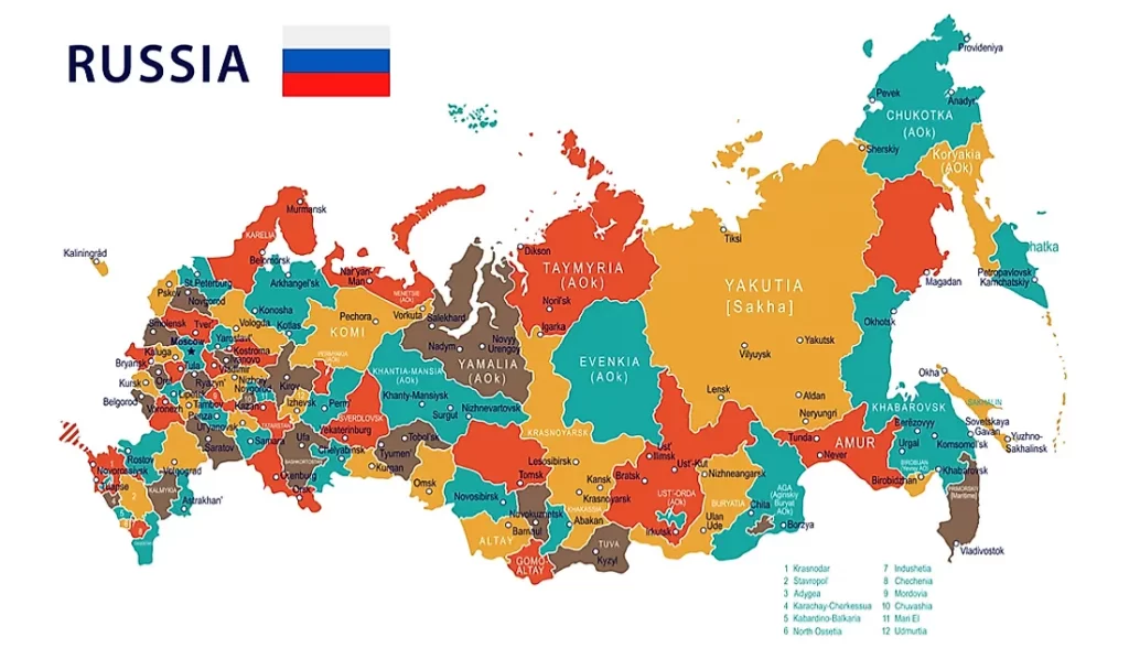 russia map